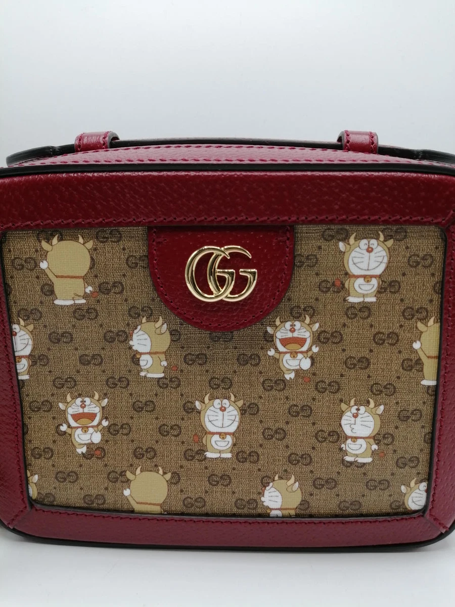 gucci doraemon round bag