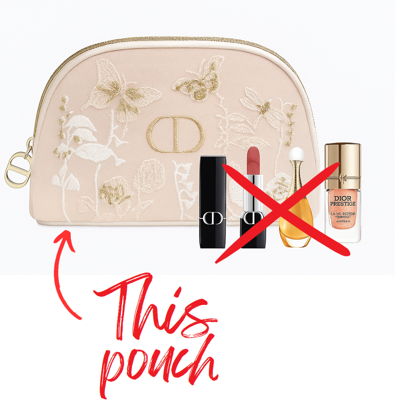 Christian Dior Beauty GWP VIP 2025 Embroidery Butterflies