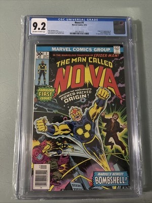 Nova #1 Newsstand Variant (Marvel Comics September 1976)
