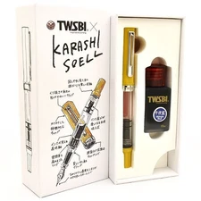 Twsbi Fountain Pen ECO Karashi-Iro Karashisoel F Fine Limited 1000 Twisby Japan
