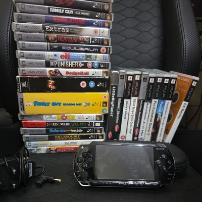 Sony PSP 1000 Konsole - IPS Bildschirm Upgrade Massives Bundle