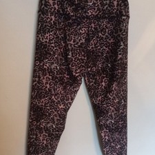 Marika Leopard Print Womens Sz L Athletic Leggings VGC
