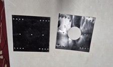 A.C. Gilbert Erector, Parts "CC" and "CD" Cab Tops, Black, Original