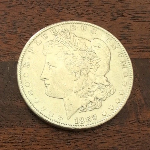 Morgan Silver Dollar $1 Coins 1889  0.9 Fineness, US Silver