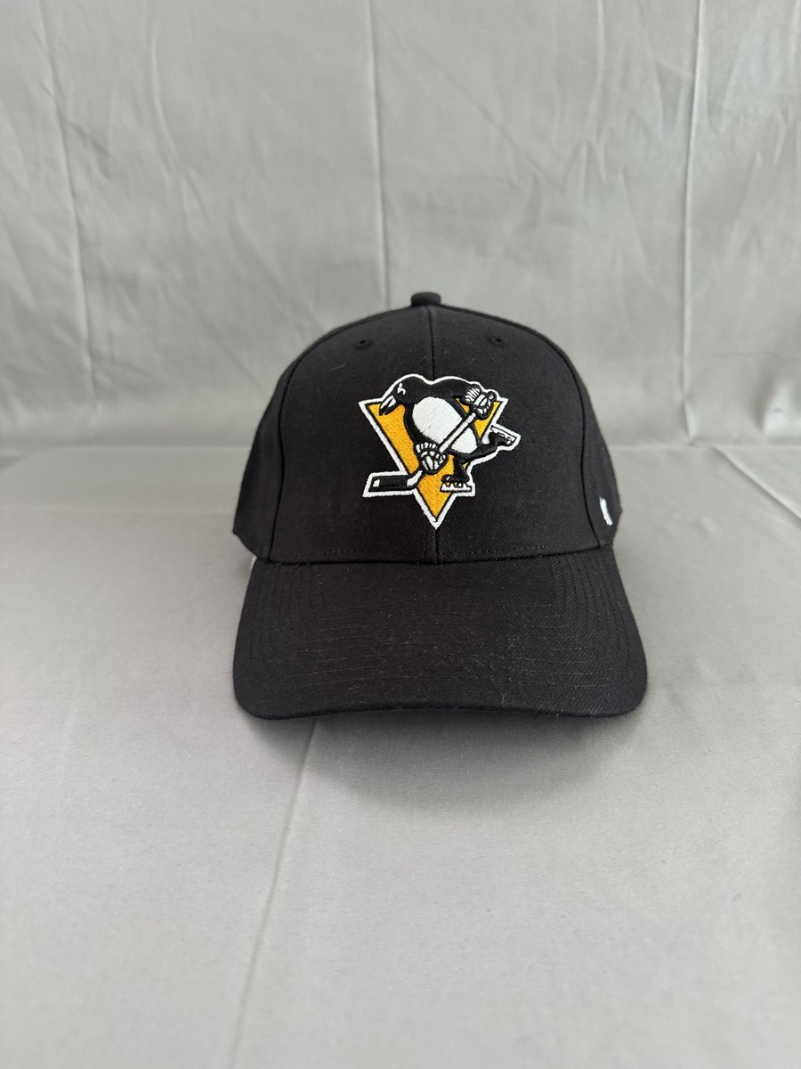 '47 Brand Pittsburgh Penguins NHL Black Cap Embroidered Logo Hat