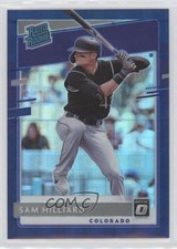 2020 Donruss Optic Rated Rookies FOTL Blue Pandora Prizm 44/99 Sam Hilliard 1b8