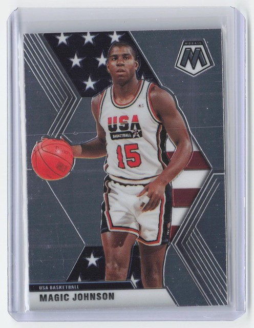 2019-20 Panini Mosaic #255 Magic Johnson