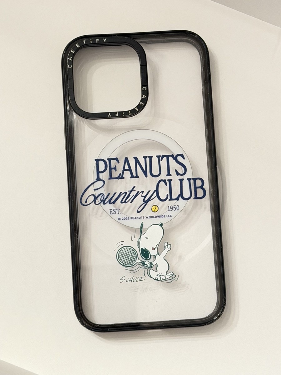 CASETiFY iPhone 13 Pro Max Case - Snoopy Tennis - MagSafe Magnetic