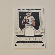 2025 National Treasures Jordan Love Century Materials 9/99