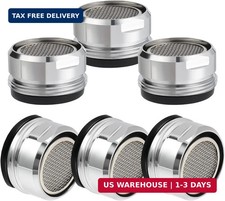 6PCS Faucet Aerator, Bathroom Sink Aerator Replacement Parts, with Brass Shell 1