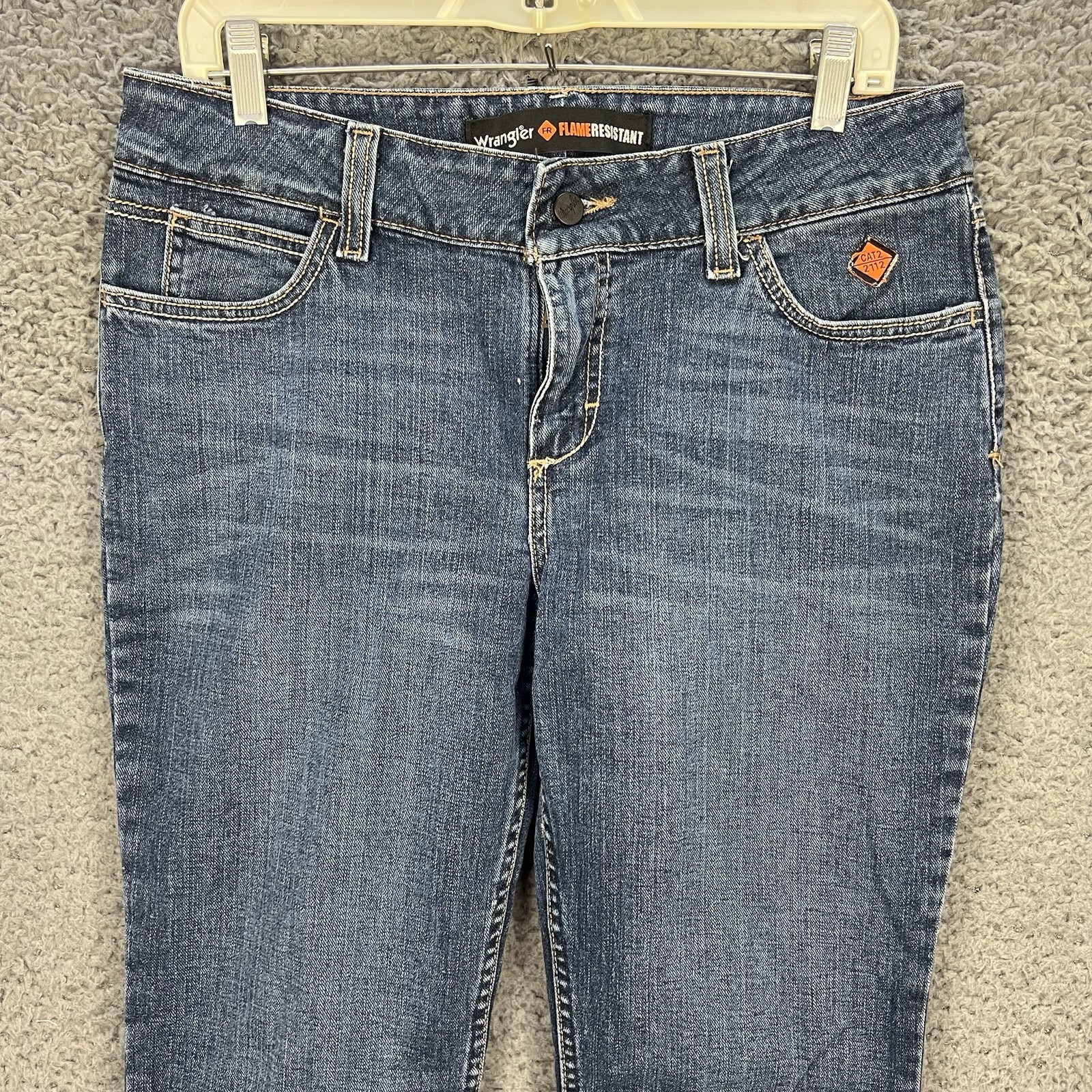 Wrangler FR Jeans Womens Size 11 X 34 HRC2 2112 Flame Resistant Bootcut Work