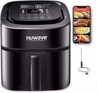 Nuwave Brio 8-Qt Air Fryer, Powerful 1800W, Easy-to-Read , Linear T Technology
