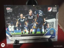 2025 Topps Now MLS #122 San Diego FC 1st Franchise Playoff Victory PR:479