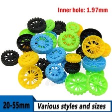 Plastic Toy Wheels 20mm 26mm 30mm 35mm 40mm 45mm 50mm 55mm Vehicle Car Toy DIY