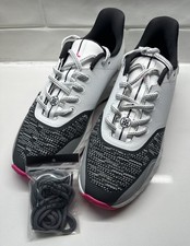 G/FORE GFORE G4 MG4 Stippled Golf Shoe Sneaker White Pink Gray Men's Size 8.5