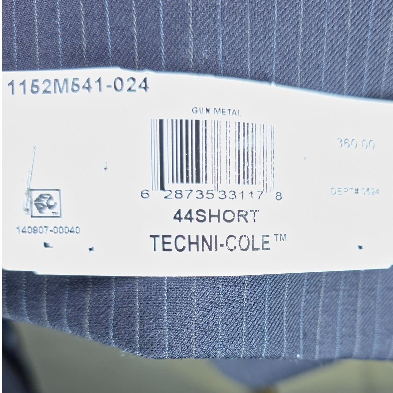 Tommy Hilfiger Sport Coat Mens 44S Navy Pinstriped 100% Wool Blazer Suit Jacket thumbnail 10