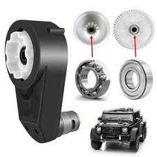 12V 550 40000RPM High Speed Steel Gears Motor Gearbox for Power Wheels Motor...