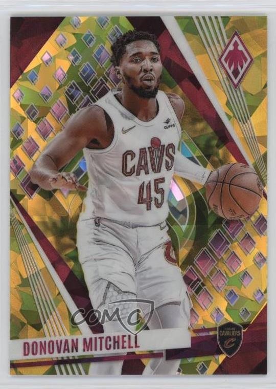 2023-24 Panini Phoenix Yellow Ice Phoenix 132/175 Donovan Mitchell #146 11es