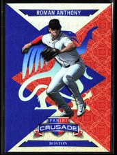 2025 Panini Crusade RED & BLUE #95 ROMAN ANTHONY RC Rookie Boston Red Sox