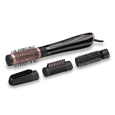 BaByliss Perfect Finish Haartrockner mit Lockenaufsatz, 4 Aufsätze, Luftbürste