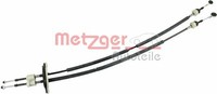 Seilzug Schaltgetriebe Metzger 3150189 Passend FÜR Fiat