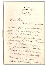 Henry Maynard, 3rd Viscount Signed Letter 1860 / Autograph British Peer