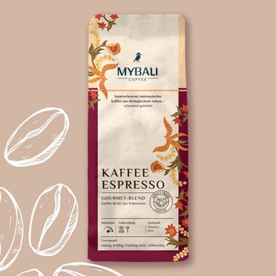 MYBALI Coffee   Espresso   Intensiver Arabica Kaffee