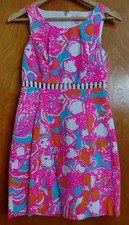 LILLY PULITZER WOMEN DRESS SIZE 0 MULTI COLOR