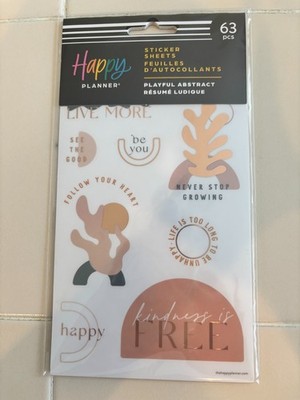 Me & My Big Ideas The Happy Planner Sticker Sheets - Playful Abstract