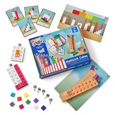 hand2mind MathLink Cubes Numberblocks 11-20 Activity Set, 30 0, Multicolored