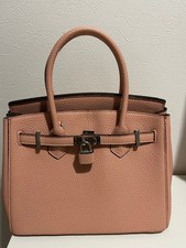 Pink handbag with silver hardware, Korean select shop, used exc. condition