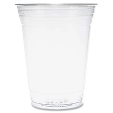 Solo Ultra Clear 16 Oz Plastic Cold Cup, TP16D (1,000 Count),	Clear