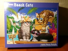 Beach Cats 1000 Piece Jigsaw Puzzle Vermont Christmas Company