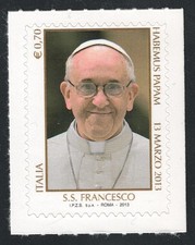 2013 Italy, Pope Francis # 3444, Habemus Papam, 13-03-2013, MNH**