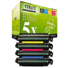 5x MWT Eco Toner XXL Replaces HP CF330X CF331A CF332A CF333A 654X 654A
