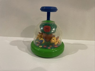 Vintage Rare HTF Tomy 1998 Push N Merry Baby Einstein Tested Works But No Sound