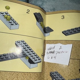 LEGO Space Unitron 1787 Crater Cruiser w Instructions 1995 Incomplete Pls Read