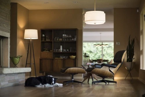 Vaxcel - Burnaby 4-Light Pendant in Mid-Century Modern and Cylinder Style 15.75 - Picture 3 of 4