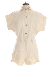 Zara Women Ivory Romper M