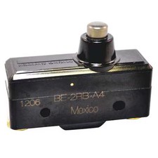Honeywell Be-2Rb-A4 Snap Action Switch, Overtravel Roller, Plunger Actuator,