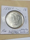 1881 o Morgan Silver Dollar. UNC.