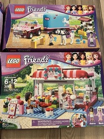 Lot Of 4 Lego Friends Sets 3061 3186 3187 41006 100% Complete Heartlake City
