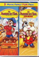An American Tail Family Double Feature DVD 