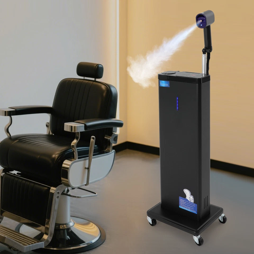 Professional Salon Hair Steamer Rolling Stand Base Nano Mist Hair Steamer - Image 2 of 4