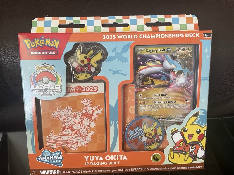 Pokemon TCG 2025 World Championships Deck Yuya Okita JP Raging Bolt Orange