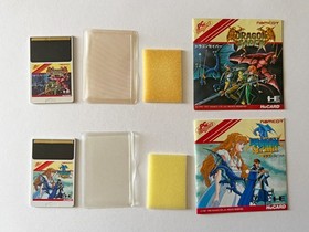 PC Engine Dragon Spirit Saber Set Lot PCE NEC namco Shooter Game HuCard Japan JP