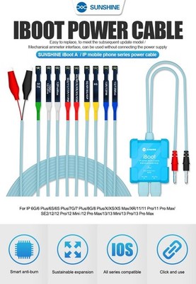 DC Power Testkabel Sunshine iBoot A iPhone 6-15 Logic Board PCB Boot Diagnose