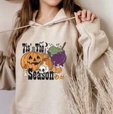 Tis The Season Halloween Hoodie Spooky Fall Apparel Gift