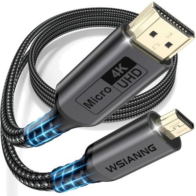 Micro HDMI Kabel 0,3m HDMI 2.0 4K HDR ARC Dolby Gaming Streaming