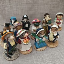 12X Vintage Assorted Figurines Tales of Honeysuckle Hill Regency Fine Arts 13cm 